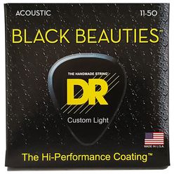 DR Strings Black Beauties BKA-11