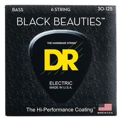 DR Strings Black Beauties BKB6-30