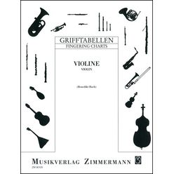 Zimmermann Verlag Grifftabelle Violine