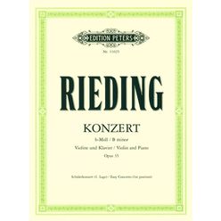 Edition Peters Rieding Konzert h-Moll op. 35