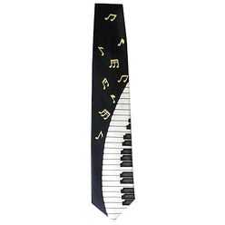 Musikboutique Hahn Tie Dark Blue with Keyboard