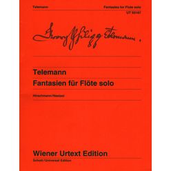 Wiener Urtext Edition Telemann Fantasien f.Flöte