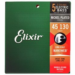 Elixir 14202 Nanoweb 5-String Light