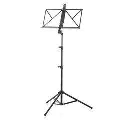Music Stand Aluminium Black