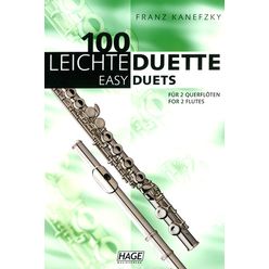 Hage Musikverlag 100 Leichte Duette Querflöte
