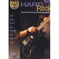 Hal Leonard Hard Rock Bass Play Along