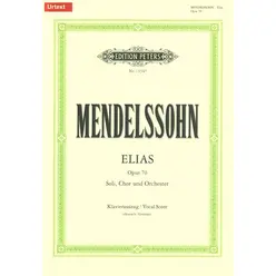 Edition Peters (Mendelssohn Elias op.70)