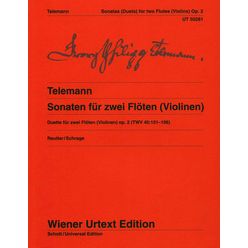 Wiener Urtext Edition Telemann Sonatas Flutes Op.2