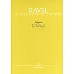 Bärenreiter Ravel Tzigane for Violin/Piano