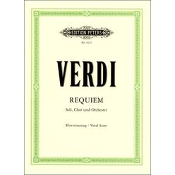 Edition Peters Verdi Missa De Requiem