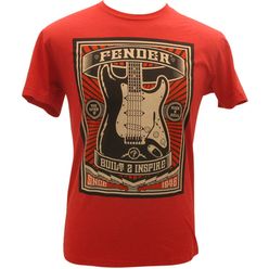 Fender T-Shirt "Built Inspire" M