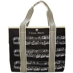 Music Sales Canvas Tote Bag Sheet Music