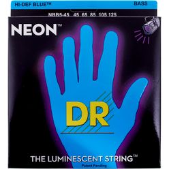 DR Strings Neon Blue NBB5-45