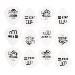 Dunlop Tortex Jazz III White 0,73