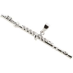 Rockys Pendant Flute silver plated