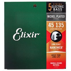 Elixir 14207 Nanoweb 5-Str. Light/Med