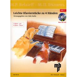 Belaieff Musikverlag Leichte Klavierstücke 4 Hände