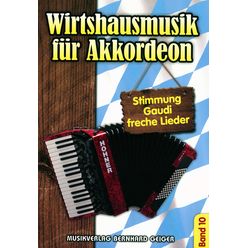 Musikverlag Geiger Wirtshausmusik Akkordeon 10