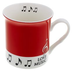 Music Sales Mug Love Music Red