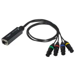 RJ45 DMX Shuttle Snake FX4