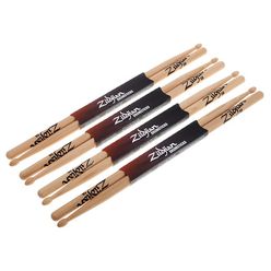 Zildjian 5B Hickory Sticks 4 for 3 Pack