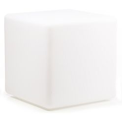 Varytec LED Cube & Seat White PE