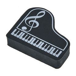 A-Gift-Republic Eraser Piano G-Clef Black