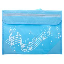 Music Sales Wavy Stave Music Bag (Blue)