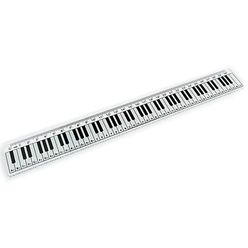 A-Gift-Republic White Ruler with Keyboard
