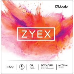 Daddario DZ614-3/4M Zyex Bass E med.