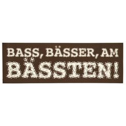 Bandshop  Sticker Bass, Bässer am