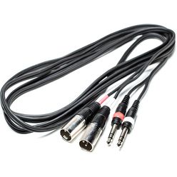 Sirus Pro Cable 2x XLR 3pin male to 2x S