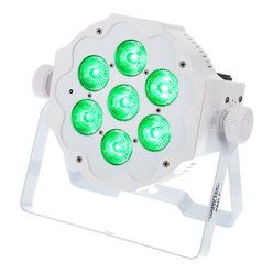 Varytec LED Pad7 7x10W 6in1 RGBWAUV WH
