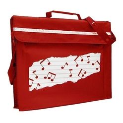 Music Sales Music Bag Sheet Music Red