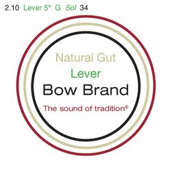 Bow Brand NG 5th G Gut Harp String No.34