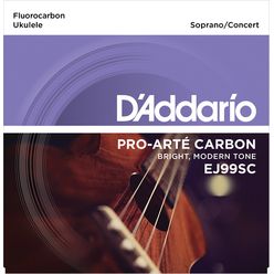 Daddario EJ99SC Soprano/Concert Ukulele