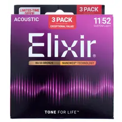 Nanoweb Custom Light Acou- 3P