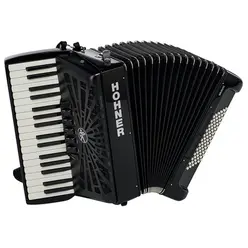 Hohner (Bravo III 72 Black silent key)