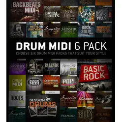 Drum Midi 6 Pack