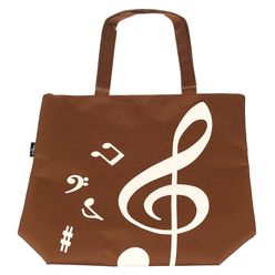 Music Sales Bag Treble Clef Brown