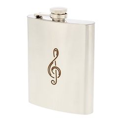 Art of Music Hip Flask G-Clef