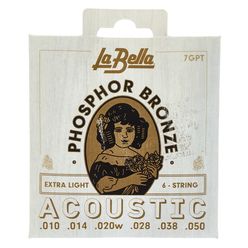 La Bella 7GPT Phosphor Bronze XL