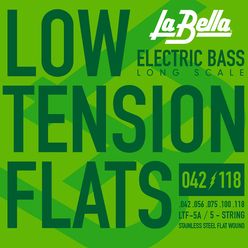 La Bella LTF-5A Bass LowTension Flats L