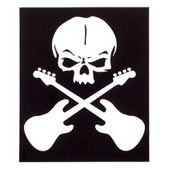 Bandshop  Sticker Skull Guitar