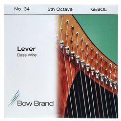 Bow Brand BW 5th G Harp Bass Wire No.34