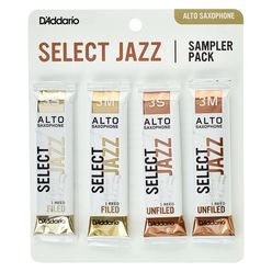 DAddario Woodwinds Select Jazz Alto Sampler Pck 3