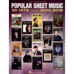 Hal Leonard Popular Sheet Music 2014-2016