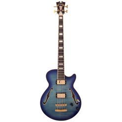 DAngelico Excel Hollow Body Bass Blue B