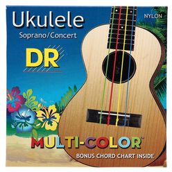 DR Strings Multi-Color Ukulele Strings