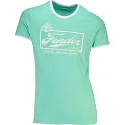 Fender T-Shirt Ringer Mint Green L